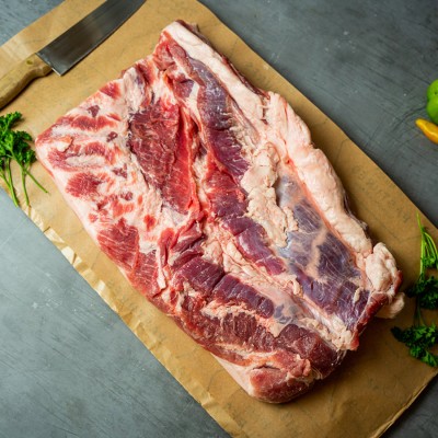 Свинина ребрышки мясные 900 г - купить в Шугрэме